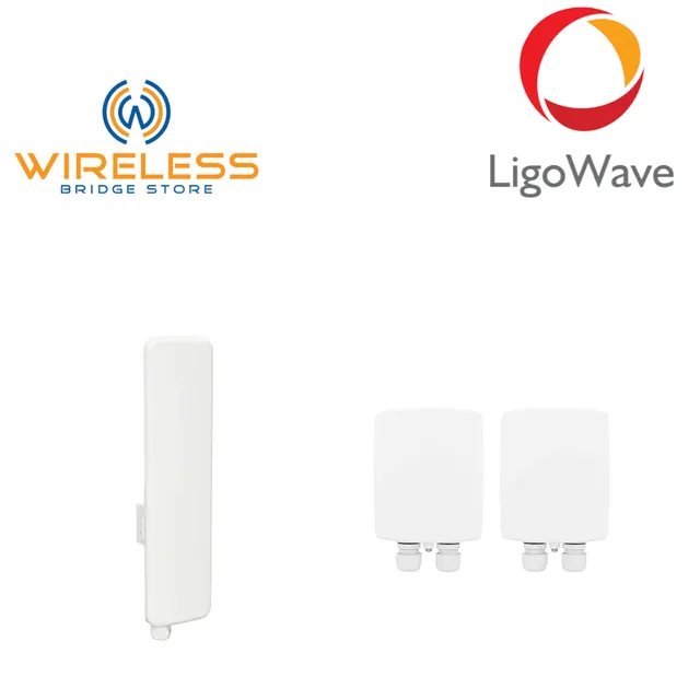 LigoWave 90 degree PTMP Kit – 2 Station