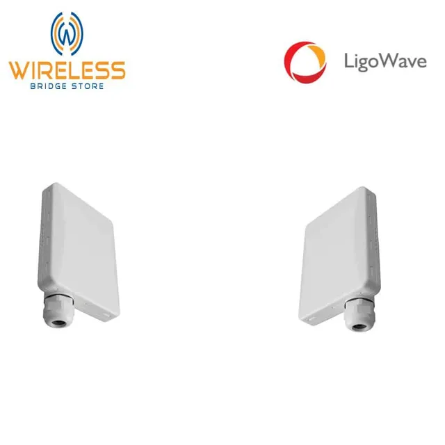 LigoWave Preconfigured Wireless Bridge Kit (WBS-PTP-LW-5AC)
